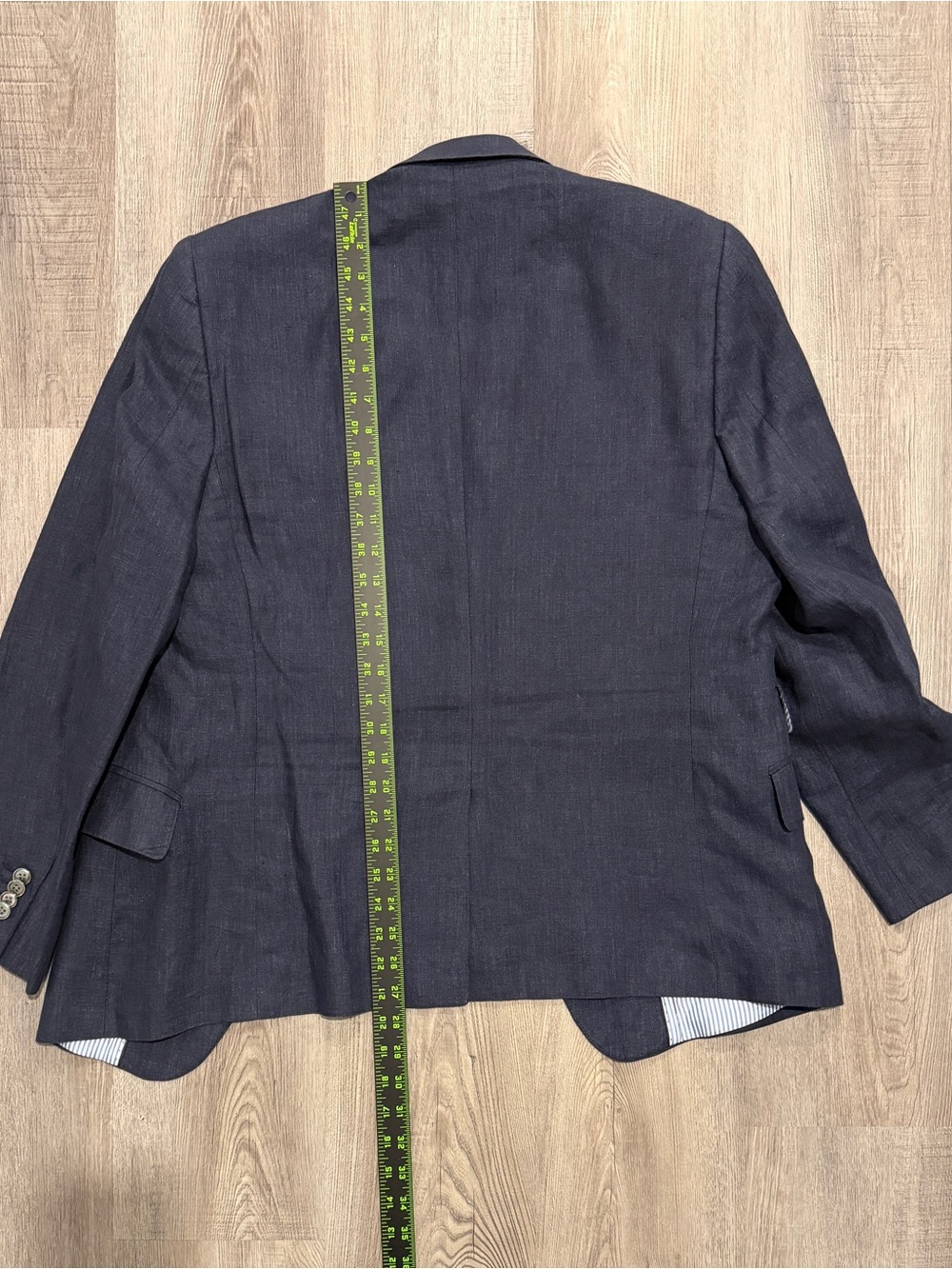 Banana Republic Navy Linen 3 Pocket Suit - Picture 9 of 13